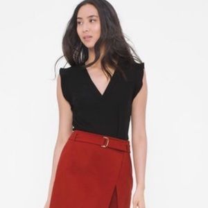 ❌ SOLD WHBM Black V Neck Top